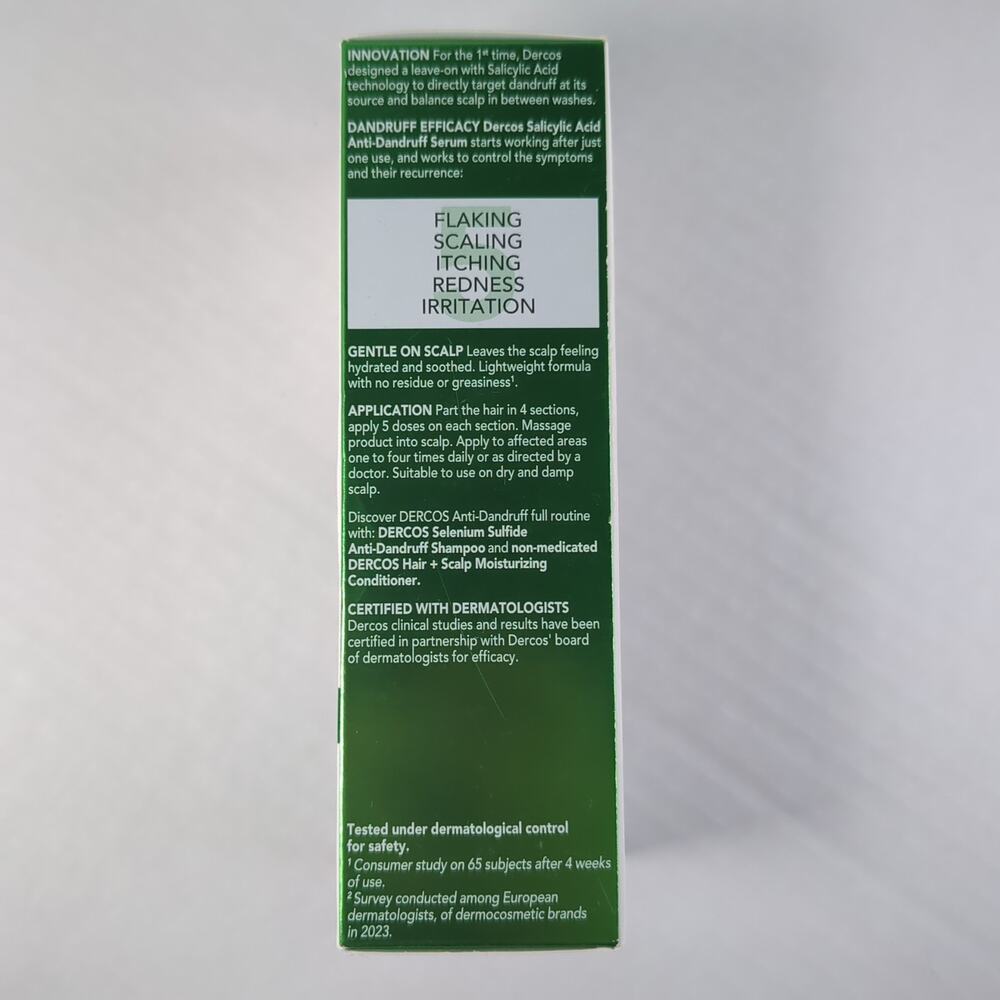 Vichy Dercos Salicylic Acid Anti-Dandruff Treatment Serum 3.04 oz New Exp 8/2027 - Picture 2 of 8